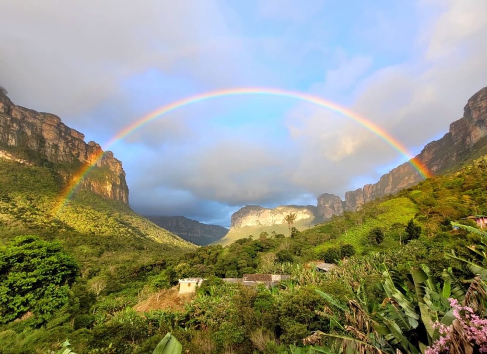 Arco-íris sobre o Vale do Pati, Chapada Diamantina